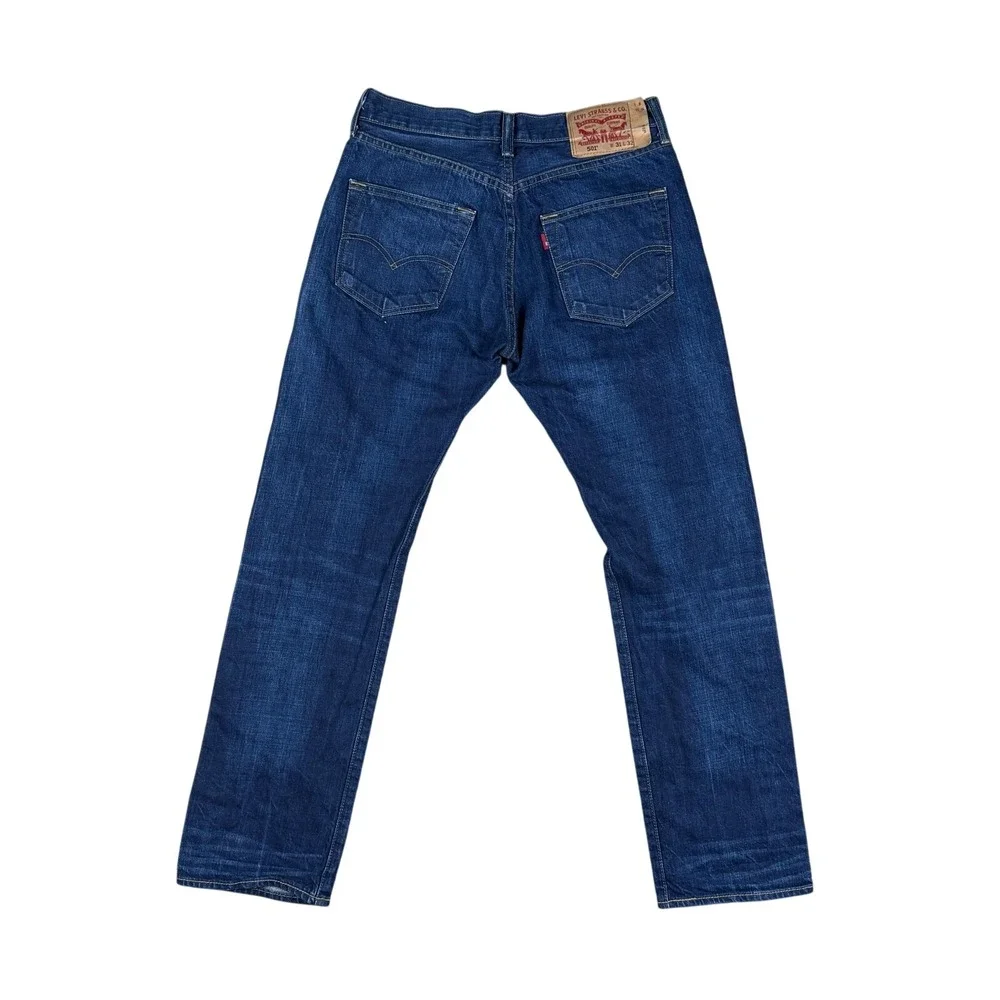 Levi's 501‎ Button Fly Jeans Mens 29x29.5 Blue Straight Fit Classic Denim
